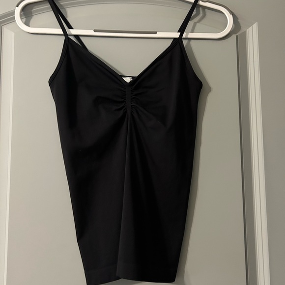 Lot of 4 Ruched Ballerina Camisoles - Black, Brown, Cream, Green - Picture 5 of 6